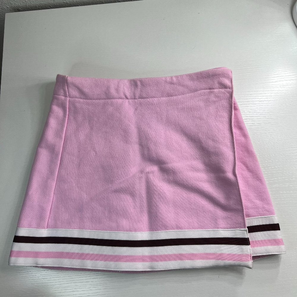American Apparel Pink Terry Cheer Skirt - Picture 3 of 8